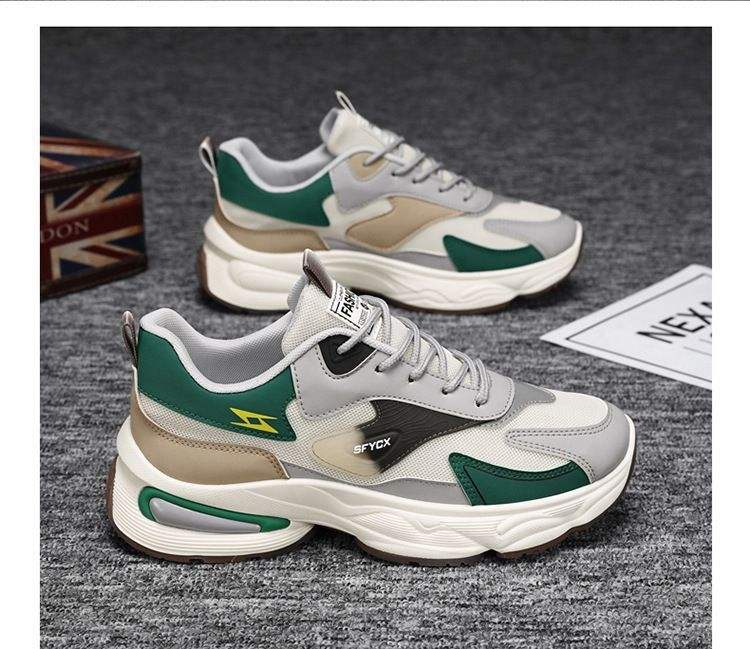 2025 Men's Fashion Trend Casual Shoes with Thick Soled Comfortable Breathable Odor & Wear Resistant Multi-Purpose Mesh Surface